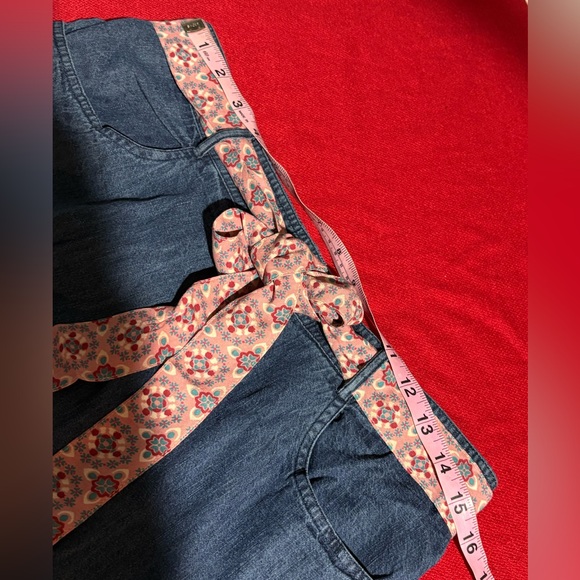 YOUNG THREADS VINTAGE TIERED DENIM
PATCHWORK PANTS (XL) - Picture 7 of 11